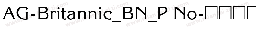 AG-Britannic_BN_P No字体转换